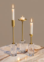 CRYSTAL CANDLE 3 PCS SET