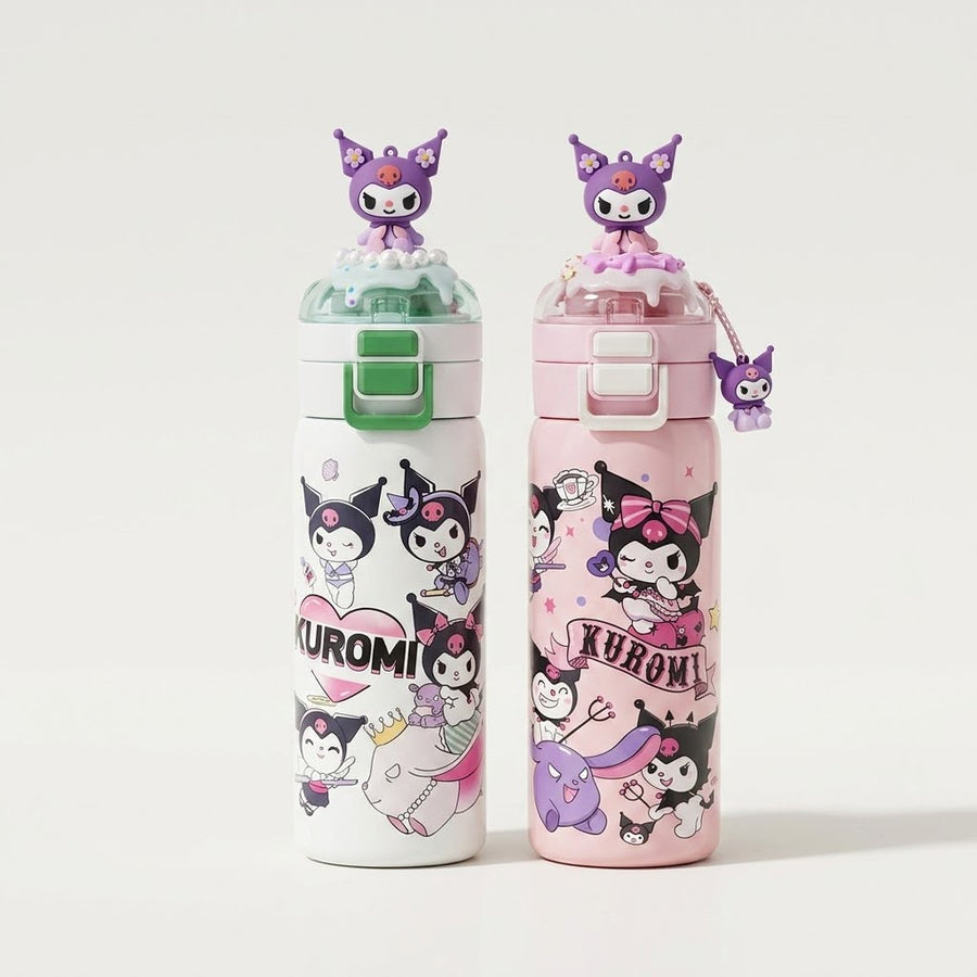 KUROMI CUTE STAINLESS STEEL WATER BOTTLE 800ML