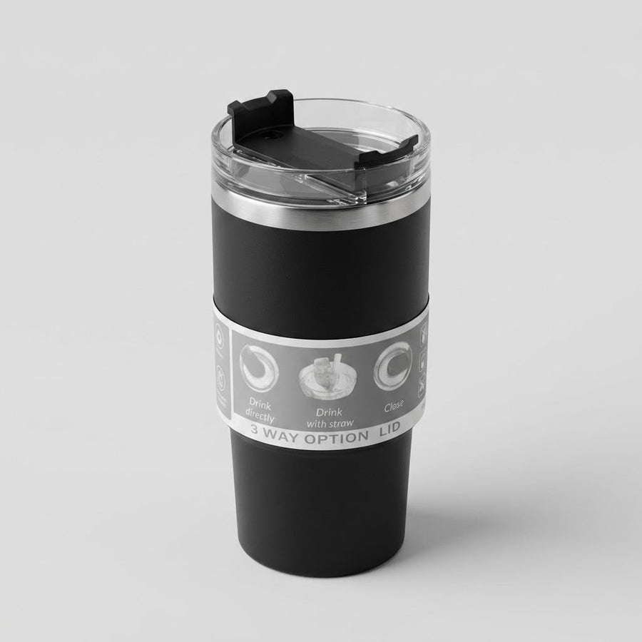 TUMBLER 20OZ SIPPER WITH STRAW