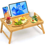 BAMBOO BED TABLE TRAY