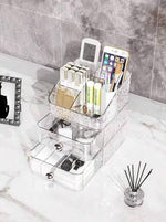 2 drawer acrylic organizer