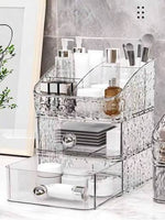 2 drawer acrylic organizer