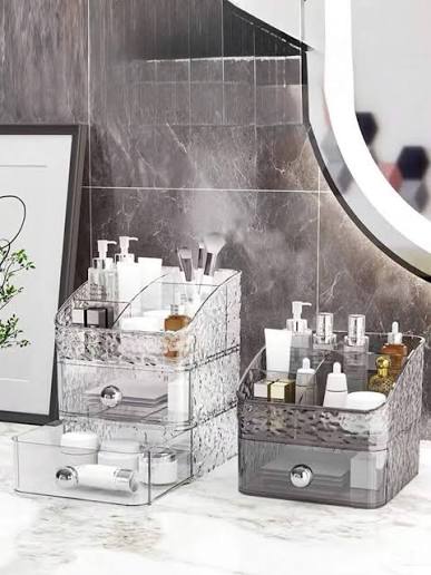 2 drawer acrylic organizer