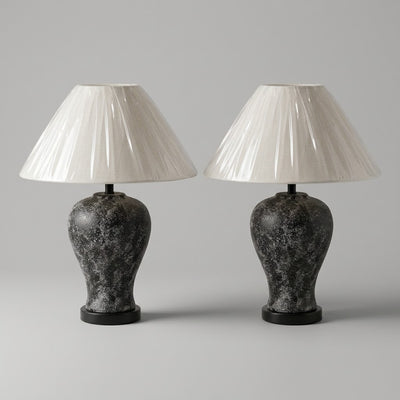Luxury Ceramic Table lamps Pair(1ft)
