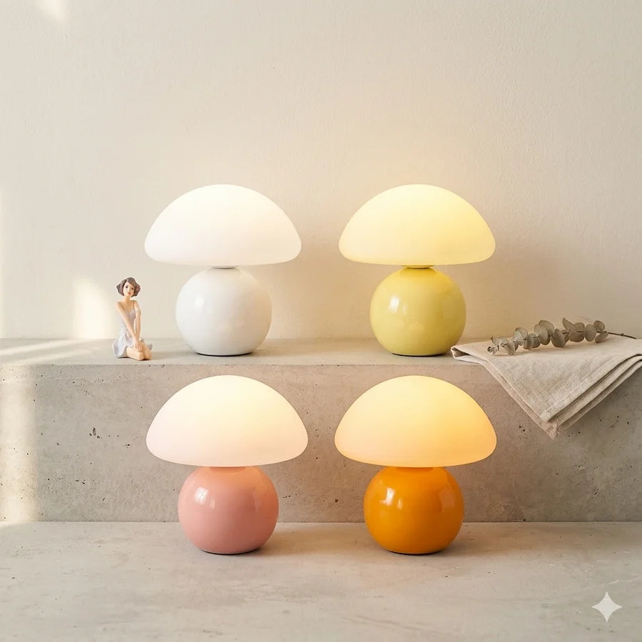 Modern Mushroom LED Table Lamp (USB Powered)