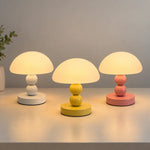 Mushroom Dome LED Table Lamp ceramic base (USB Powered)