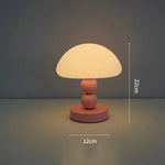 Mushroom Dome LED Table Lamp ceramic base (USB Powered)